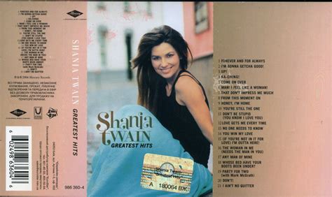 Shania Twain - Greatest Hits (2004, Cassette) | Discogs