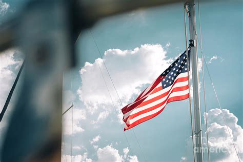 American Flag at Riverwalk Marina in Decatur, Alabama #3 Photograph by Thomas Garner - Fine Art ...