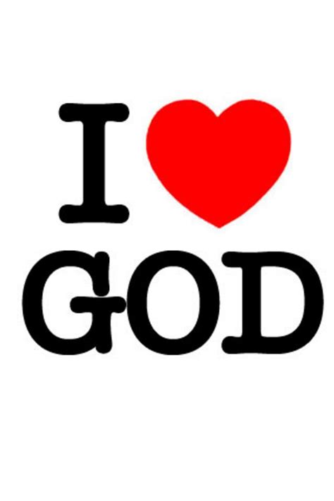 I Love God iPhone Wallpaper HD