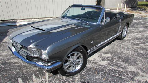 RESTO MOD 1965 MUSTANG GT CONVERTIBLE ELEANOR WHEELS DISC A/C 351C AUTO ...