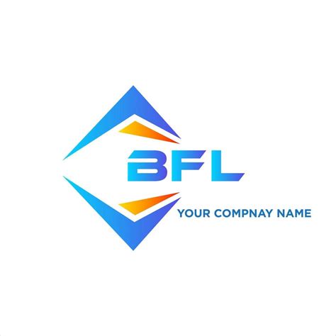 BFL abstract technology logo design on white background. BFL creative ...