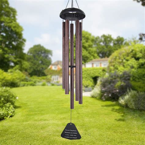 Large Wind Chimes Outdoor Deep Tone - 36 inch Amazing Grace Wind Chimes ...