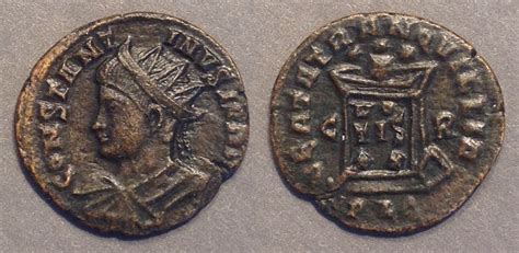 Constantine and his family, imitations of Roman coins