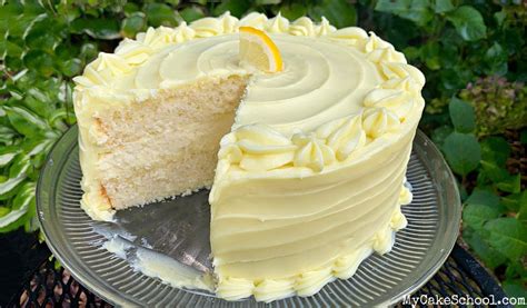 Lemon Cheesecake Cake | My Cake School