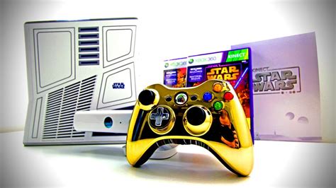 Limited Edition Xbox 360 Kinect Star Wars Bundle Unboxing - YouTube