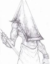 Pyramid Head Colouring Pages Sketch Coloring Page sketch template