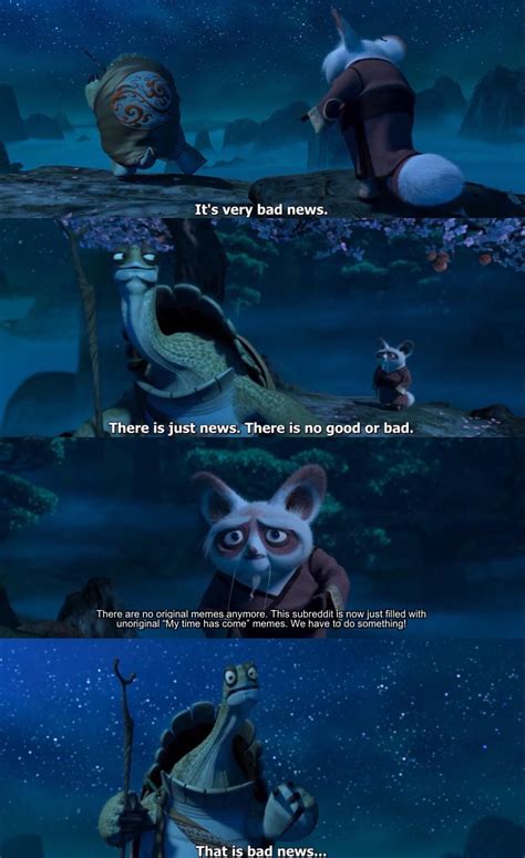 I’m surprised at how long it took just to make an original Master Oogway meme : r/dankmemes