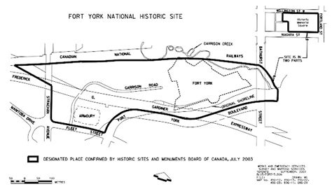 Fort York and Garrison Common Maps: 2003 Toronto Works & Emergency Services: Fort York National ...