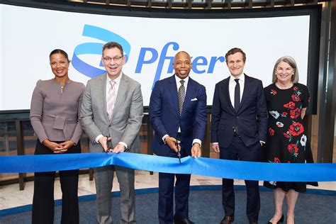 Mayor Adams Joins Pfizer CEO for Grand Opening of New NYC Headquarters ...