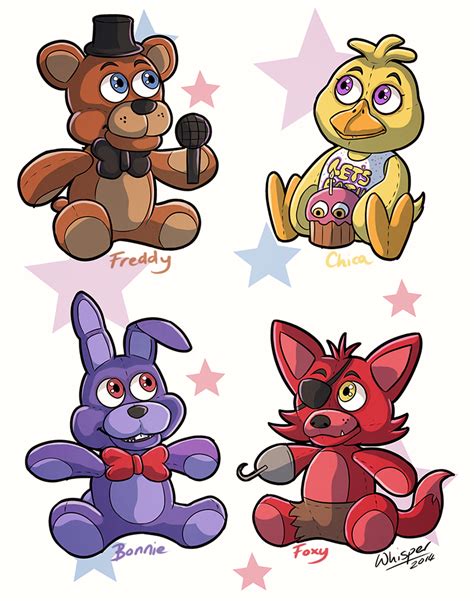 Fnaf plushies by WhisperOrca on DeviantArt | Fnaf characters, Fnaf drawings, Five nights at freddy's