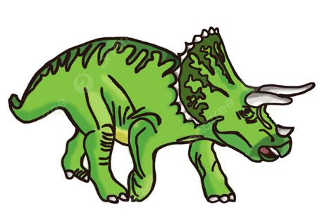 Triceratops, Dinosaur, Triceratops Draw, Cartoon Triceratops PNG Transparent Clipart Image and ...