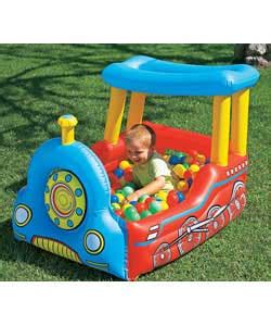 Train Inflatable Ball Pool Pit Bouncy Castle - review, compare prices, buy online