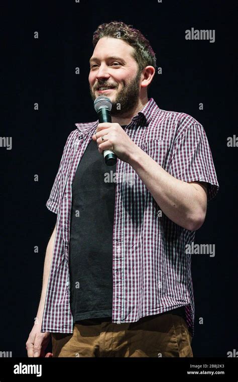 Jon Richardson Stand Up Comedian performing live in Bath Stock Photo ...