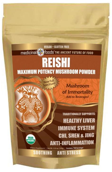 REISHI Mushroom Powder | Highest Organic Potency | Medicinal Foods™