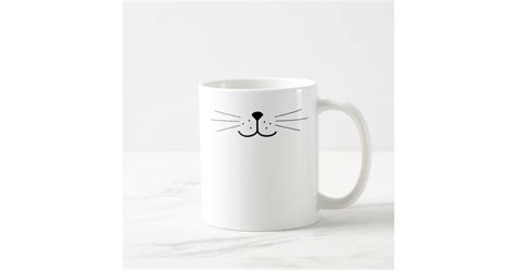 Cute Cat Face Coffee Mug | Zazzle