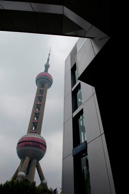 Oriental pearl tower, lujiazui, pudong, shanghai, china | Foto Premium