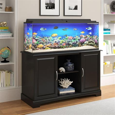 Flipper Harbor 50 - 75 Gallon Aquarium Stand, Black - Walmart.com - Walmart.com