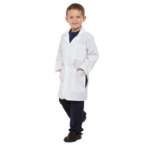 Kids Unisex Doctor Lab Coat Costume By Dress Up America - Walmart.com ...