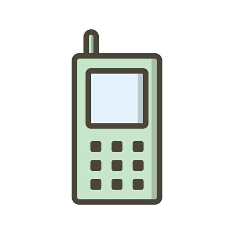 Cell Phone Vector Icon 356445 Vector Art at Vecteezy