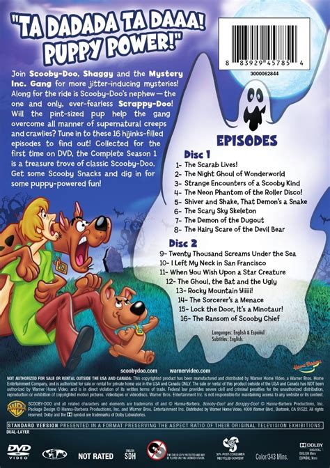 Scooby-Doo! and Scrappy-Doo!: The Complete Season 1 | Scoobypedia | FANDOM powered by Wikia