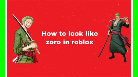 Zoro Roblox Shirt Template