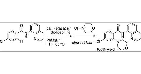 Synthesis of Anthranilic Acid Derivatives through Iron-Catalyzed Ortho ...