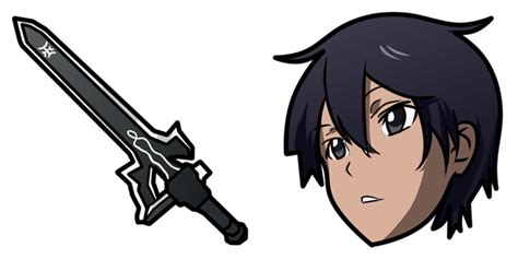 Sword Art Online Kirito & Elucidator Sword Cursor - Sweezy Custom Cursors