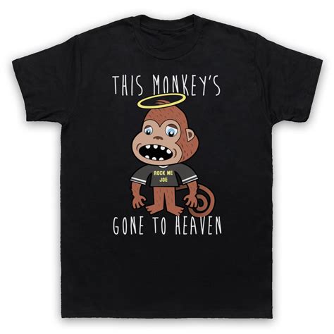 MONKEY GONE TO Heaven Unofficial Pixies Rock Doolittle Mens & Womens T ...