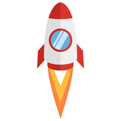 Cartoon rocket launch 13743608 PNG