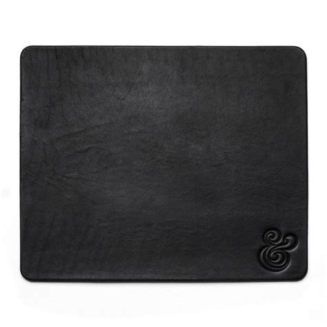 PREMIUM LEATHER MOUSEPAD XL (BLACK) | Leather mouse pad, Mouse pad, Leather