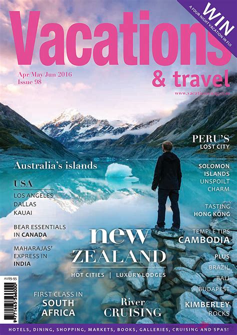 - Vacation and Travel magazine may jun 2016 cover | Royalty Free Image