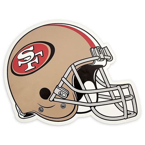 NFL San Francisco 49ers Large Outdoor Helmet Graphic Decal | Bed Bath ...