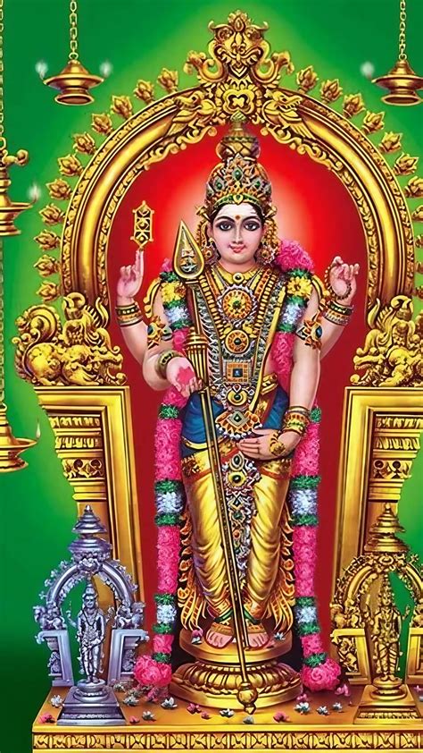 Samy, Lord Murugan, god, green background, HD phone wallpaper | Peakpx