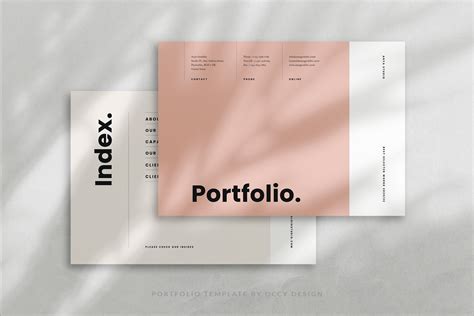 Graphic Design Portfolio Cover Page Examples