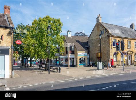 Falkland Square Shopping Centre from Market Street, Crewkerne, Somerset, England, United Kingdom ...