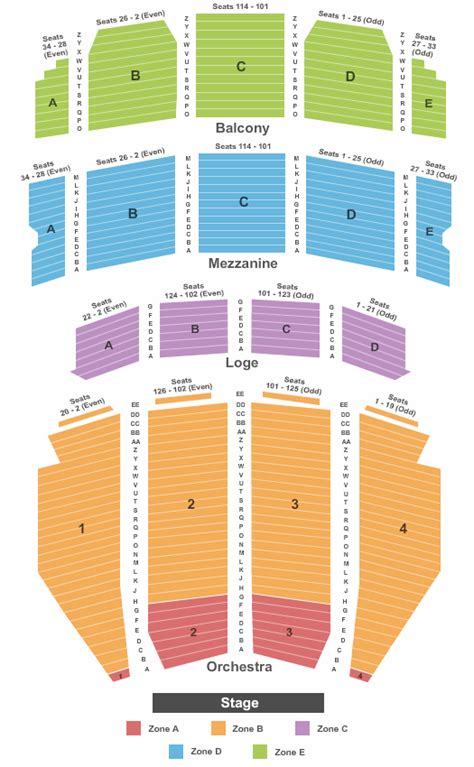 Ohio Theatre Seating Chart & Seating Maps - Columbus