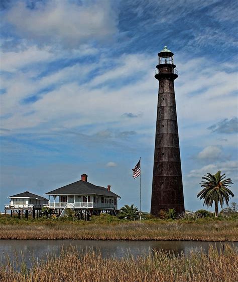 Port Bolivar Lighthouse Photograph by Judy Vincent