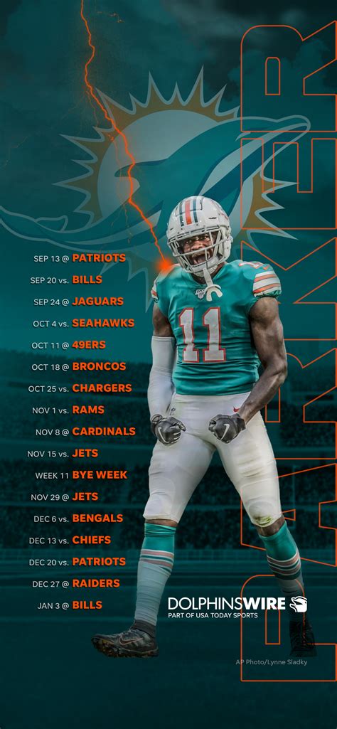 2020 Miami Dolphins Schedule