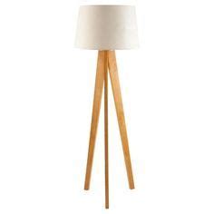 Mid-Century Lighting Is the Star of This Contemporary Project | Wooden floor lamps, Wooden ...