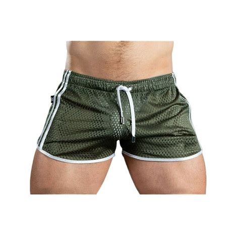 Karuedoo - Karuedoo Men's Shorts Mesh Gym Fitness Workout Short Pants Polyester Green XXL ...