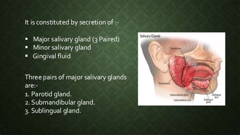 Saliva - applied physiology and its role in dental caries