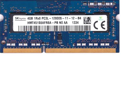 Hynix 4 GB DDR3L Laptop Ram 1600 MHz/ 12800U MHz SODIMM with 3 Year Warranty - Royal Computer ...