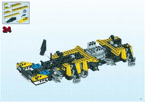 LEGO 8431 Pneumatic Crane Truck Instructions, Technic - {None}