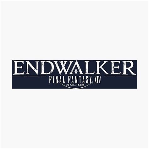 "Final Fantasy XIV Endwalker Logo" Photographic Print for Sale by BrotherOfPerl | Redbubble