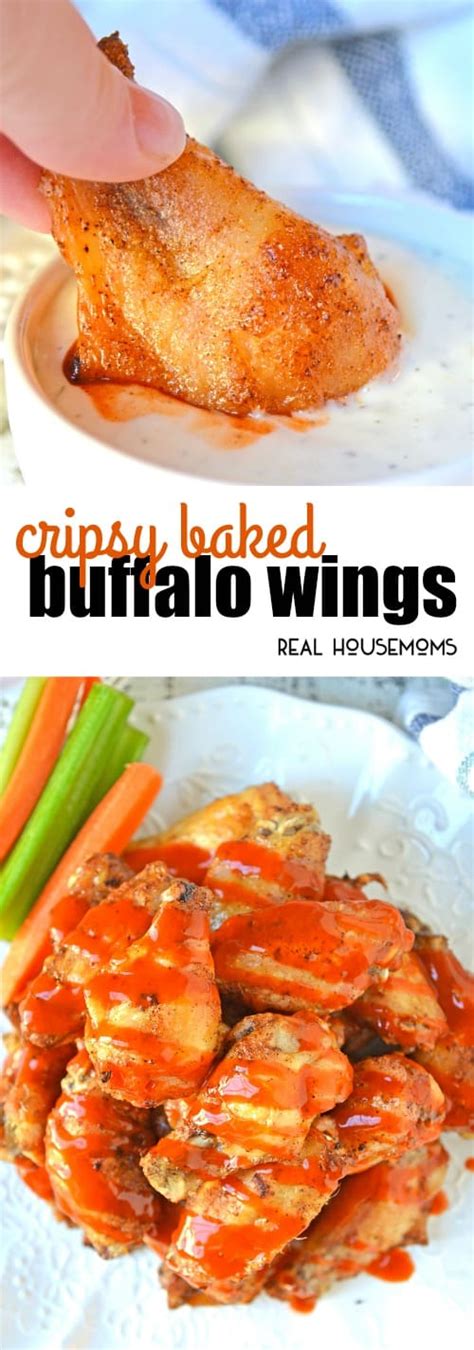 Crispy Baked Buffalo Wings ⋆ Real Housemoms