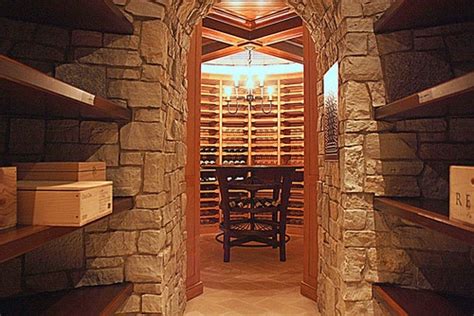 Holland Wine Cellar by Revel Custom Wine Cellars. It looks like you are entering a cave ...