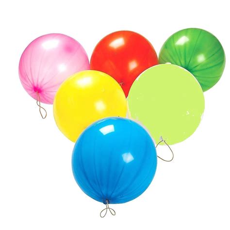 Punch Balloons, Balls - 12 per unit - Assorted Colors - Walmart.com