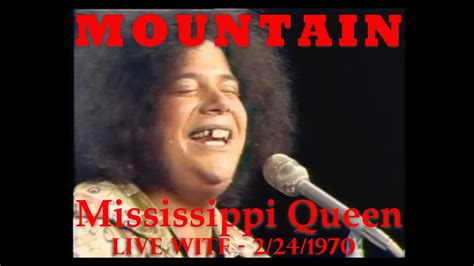 MOUNTAIN - Mississippi Queen (Live on "The Show" 02-24-1970) - * RARE ...