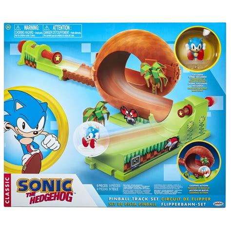 Sonic The Hedgehog - Sonic Pinball Set With Exclusive Sonic Sphere ...