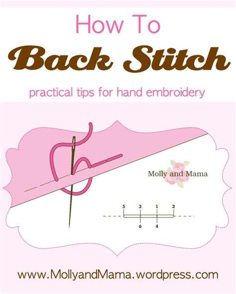 How to Back Stitch - practical tips for Hand Embroidery | Sewing embroidery designs, Back stitch ...